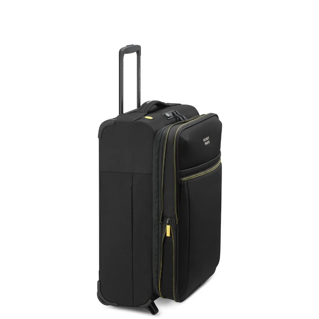 Delsey BROCHANT 3.0 55cm - 1.9kg Cabin Softsided Luggage - Black