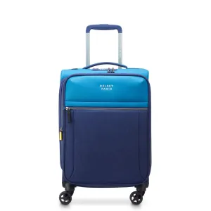 Delsey BROCHANT 3.0 55cm Carry On Softsided Luggage - Ultramarine Blue