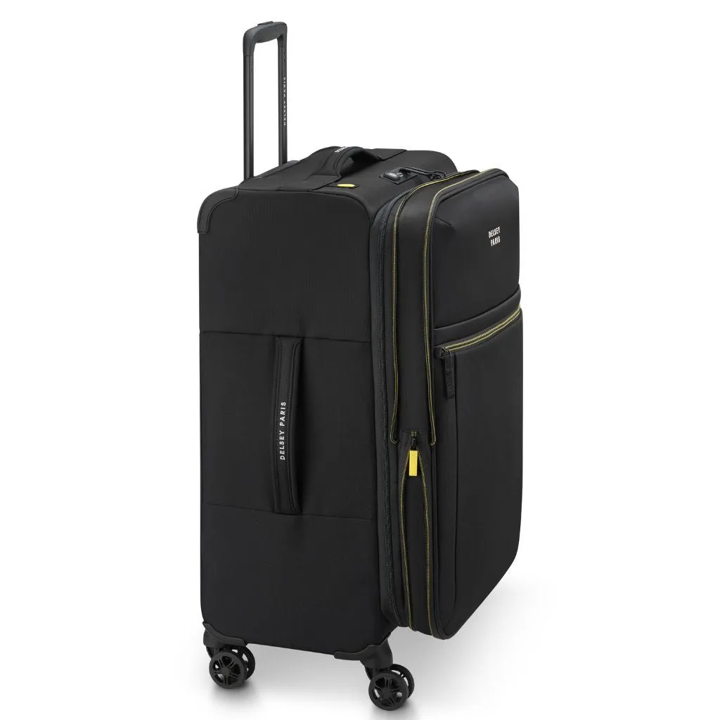 Delsey BROCHANT 3.0 67cm Medium Softsided Luggage - Deep Black