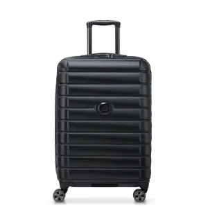 Delsey Shadow 66cm Expandable Medium Luggage - Black