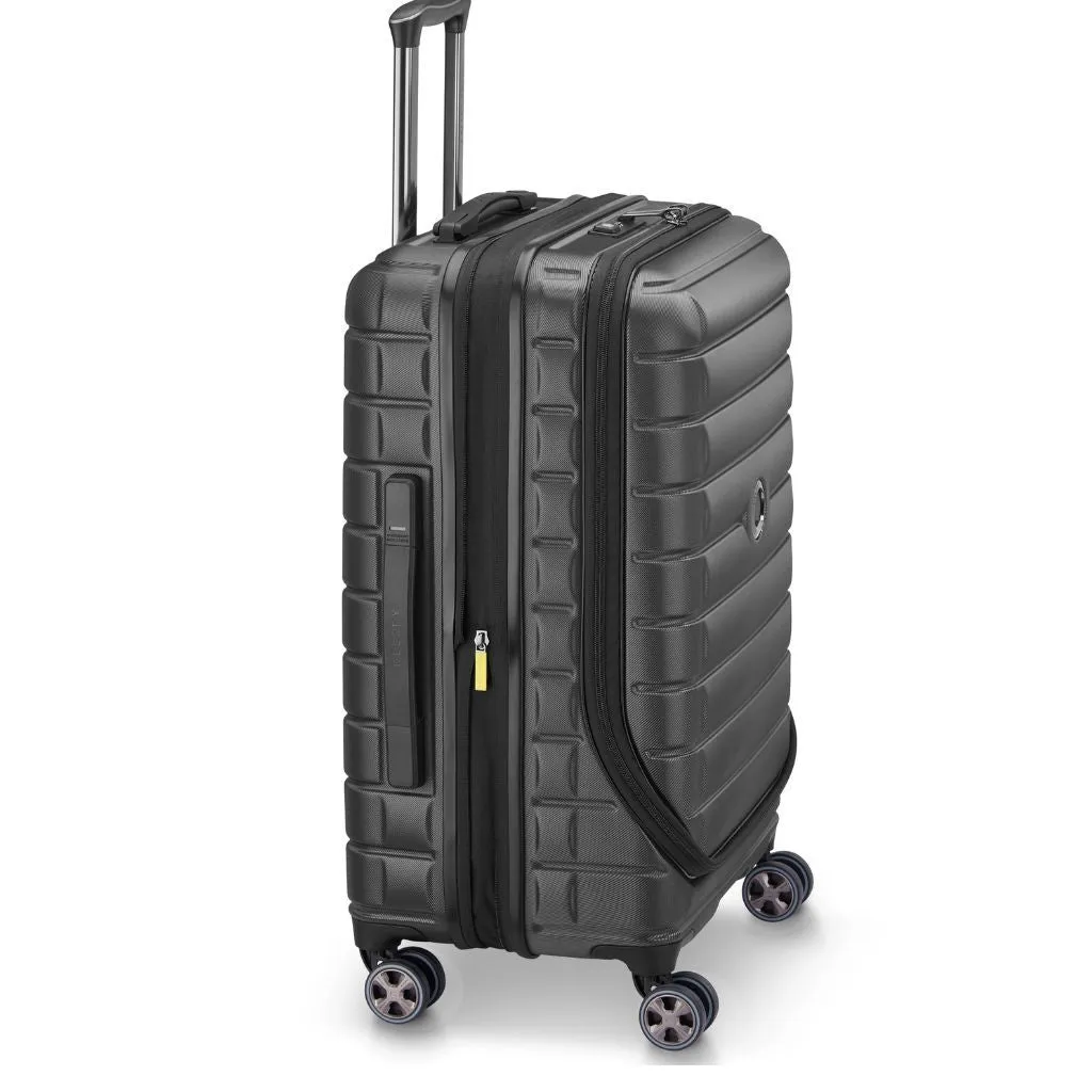 Delsey Shadow 66cm Top Loader Medium Luggage - Black