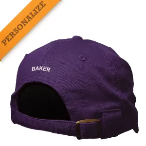 Delt Purple Personalized Hat