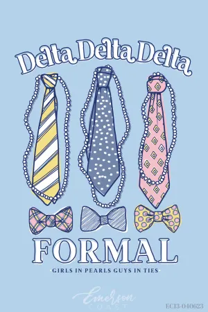 Delta Delta Delta University of Arkansas Formal Redesign Zoom T-shirt