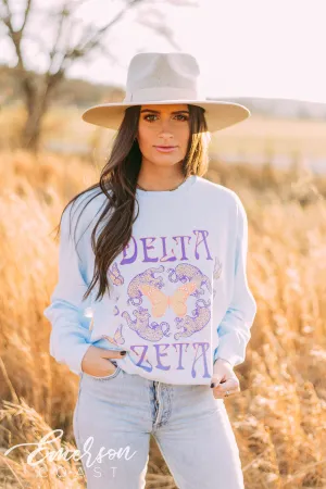 Delta Zeta Cheetah Graphic Long Sleeve