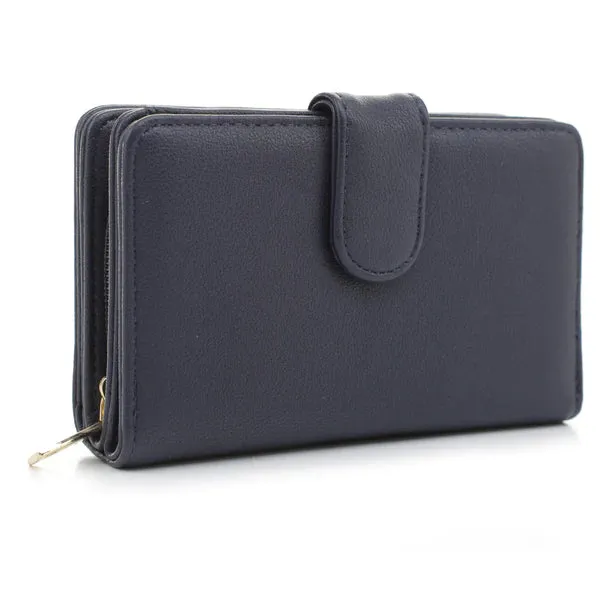 Deluxe Minimalist Wallet- Navy