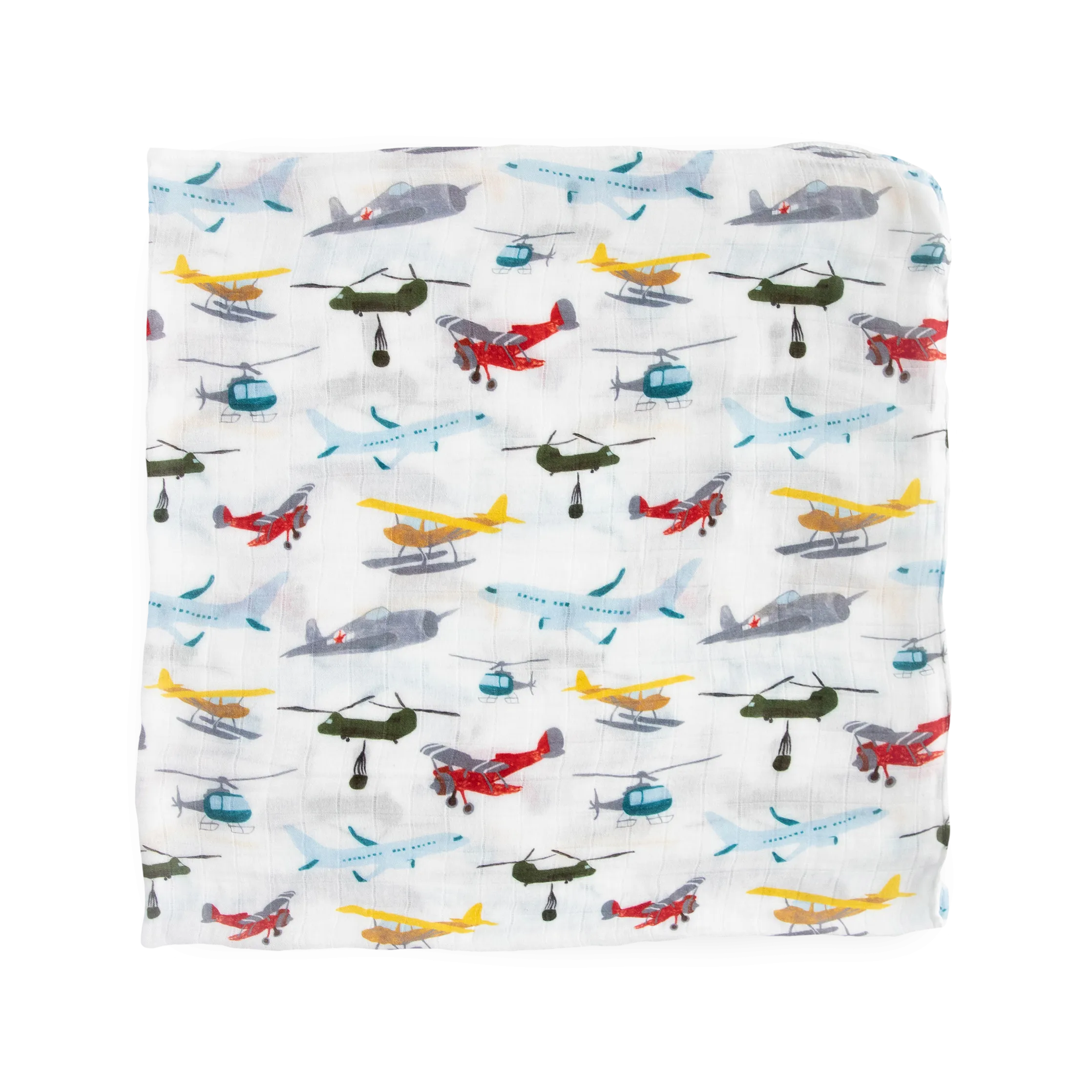 Deluxe Muslin Swaddle Blanket 2 Pack - Air Show