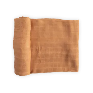 Deluxe Muslin Swaddle Blanket - Caramel