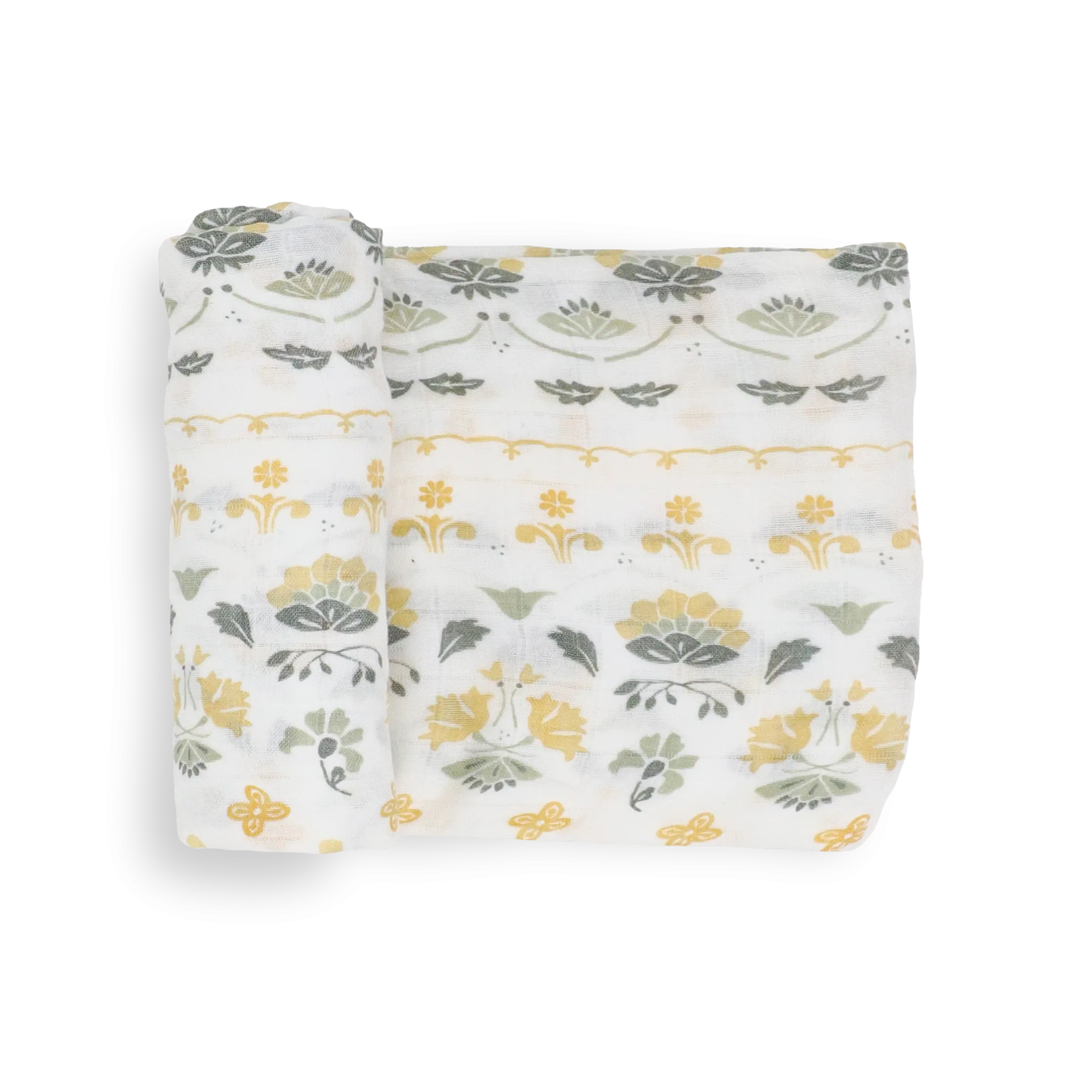 Deluxe Muslin Swaddle Blanket - Heirloom Floral