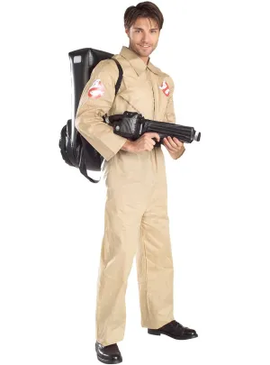 Deluxe Plus Size Mens Ghostbusters Movie Costume