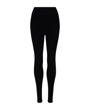 DEMI WOOL LEGGING - BLACK