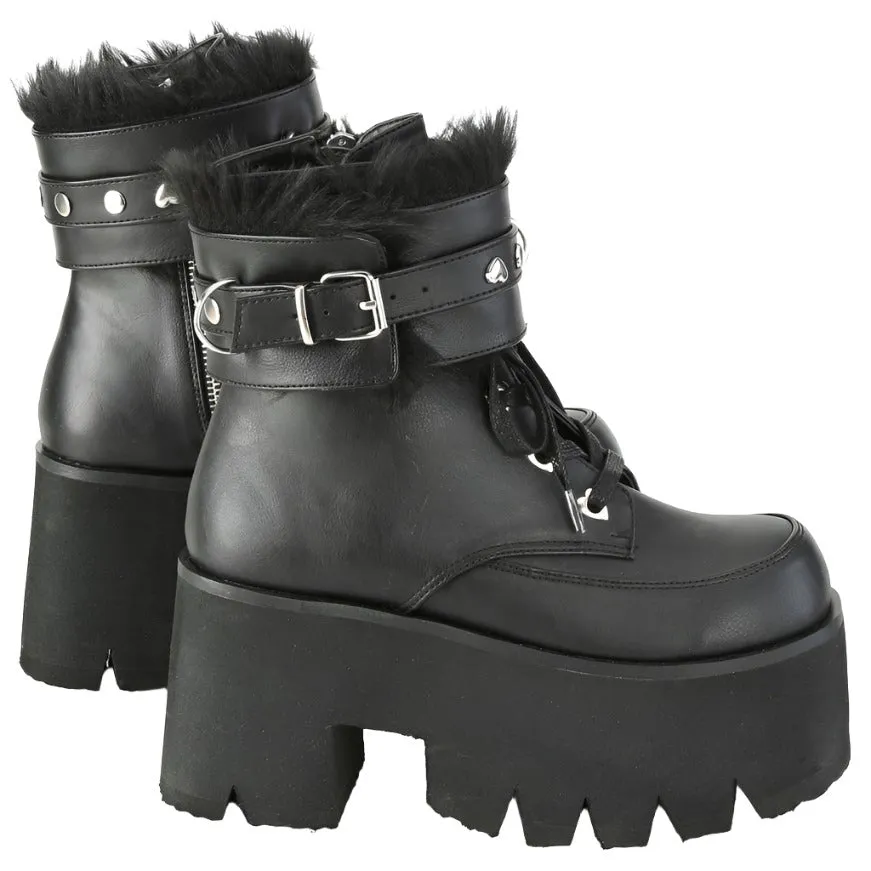 DemoniaCult ASHES 57 Boots Black