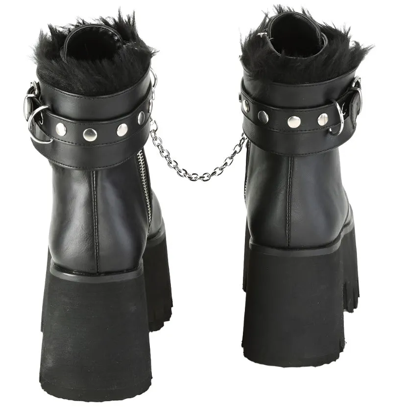 DemoniaCult ASHES 57 Boots Black