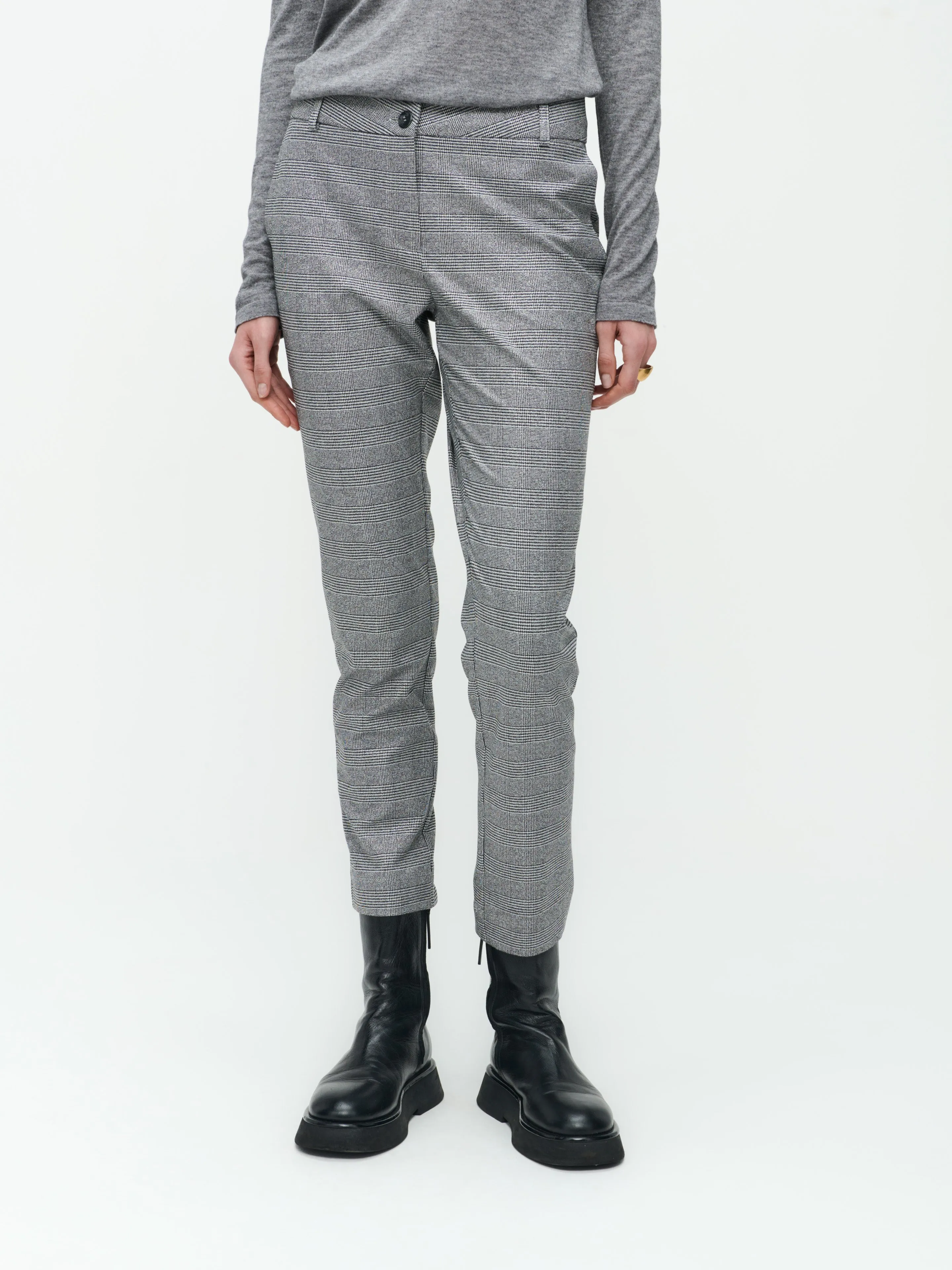 Dendy Pants | Silver Shiny