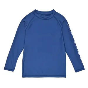 Denim Blue Ls Rash Top