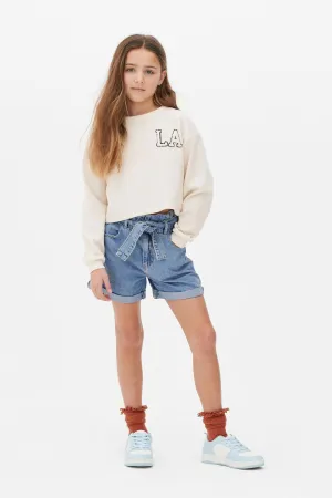 Denim co Girl's Denim Shorts