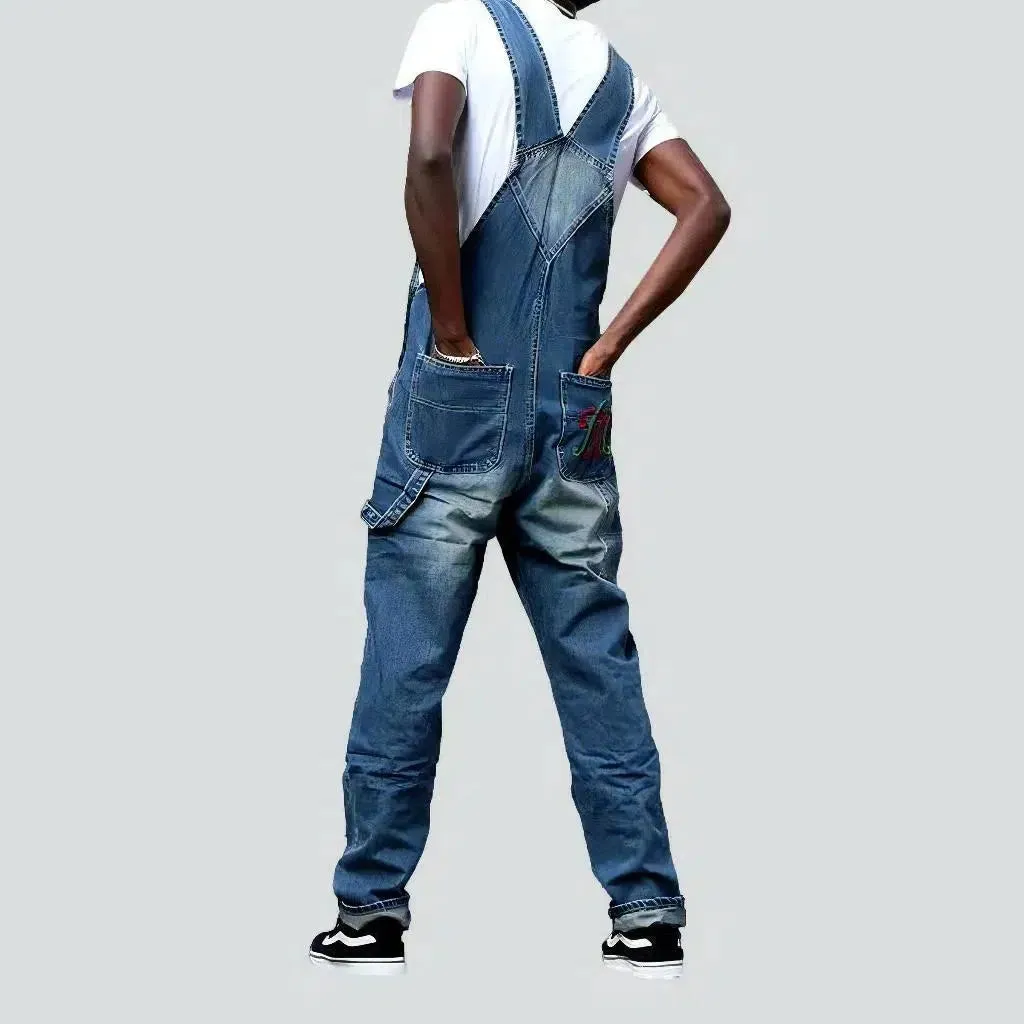 Denim dungaree for men