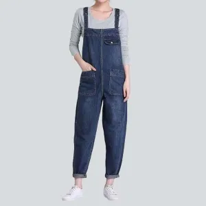 Denim overall for women