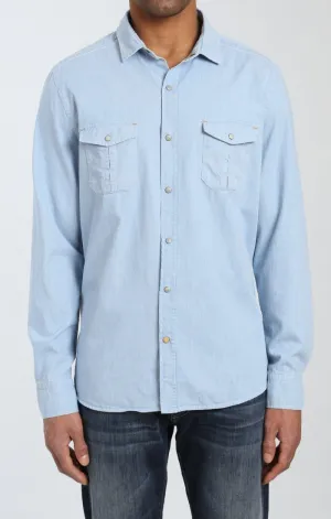 DENIM SHIRT IN LIGHT BLUE