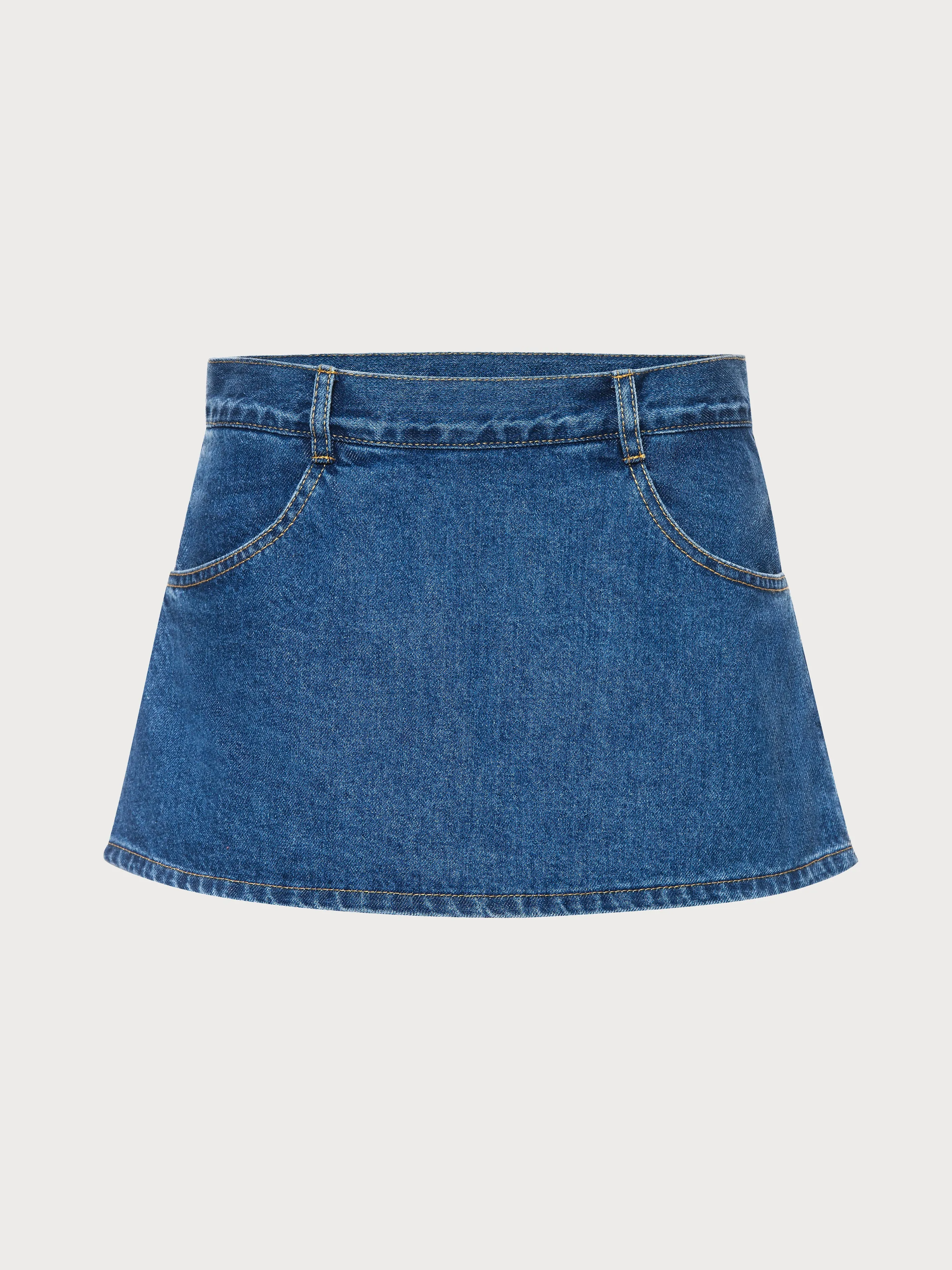 Denim Skort