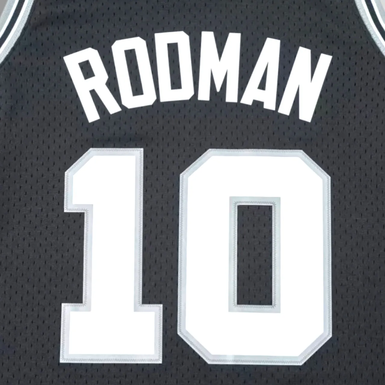 Dennis Rodman 1993-1994 San Antonio Spurs Away Mitchell & Ness Swingman Jersey - Black