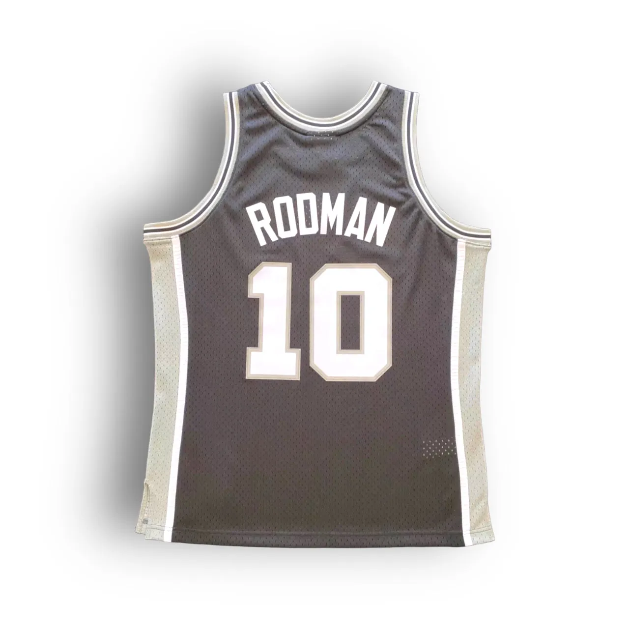 Dennis Rodman 1993-1994 San Antonio Spurs Away Mitchell & Ness Swingman Jersey - Black