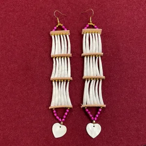 Dentalium Shell Earrings