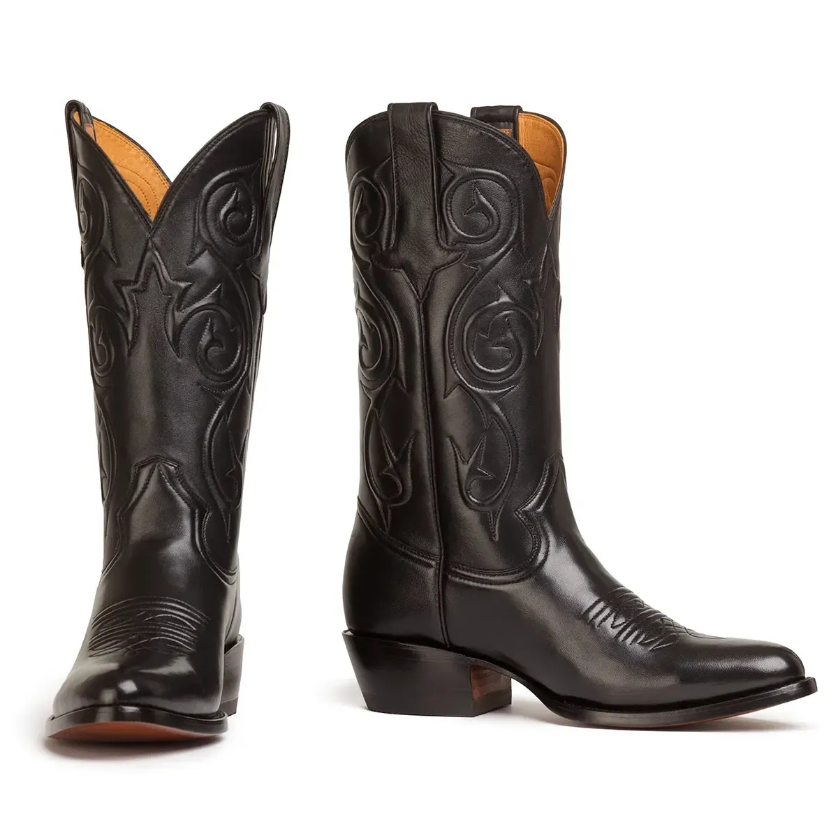 Denton Goat Classic Western Boot - Black