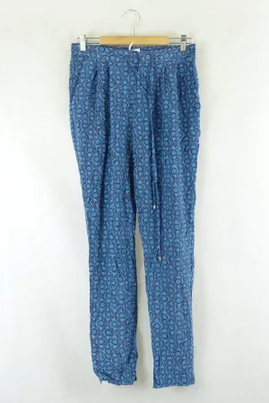 Derek Lam Blue Floral Pants S