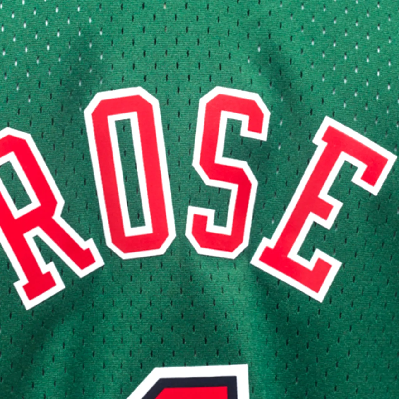 Derrick Rose 2008-2009 Chicago Bulls Inaugural Green Week Mitchell & Ness Swingman Jersey - Green