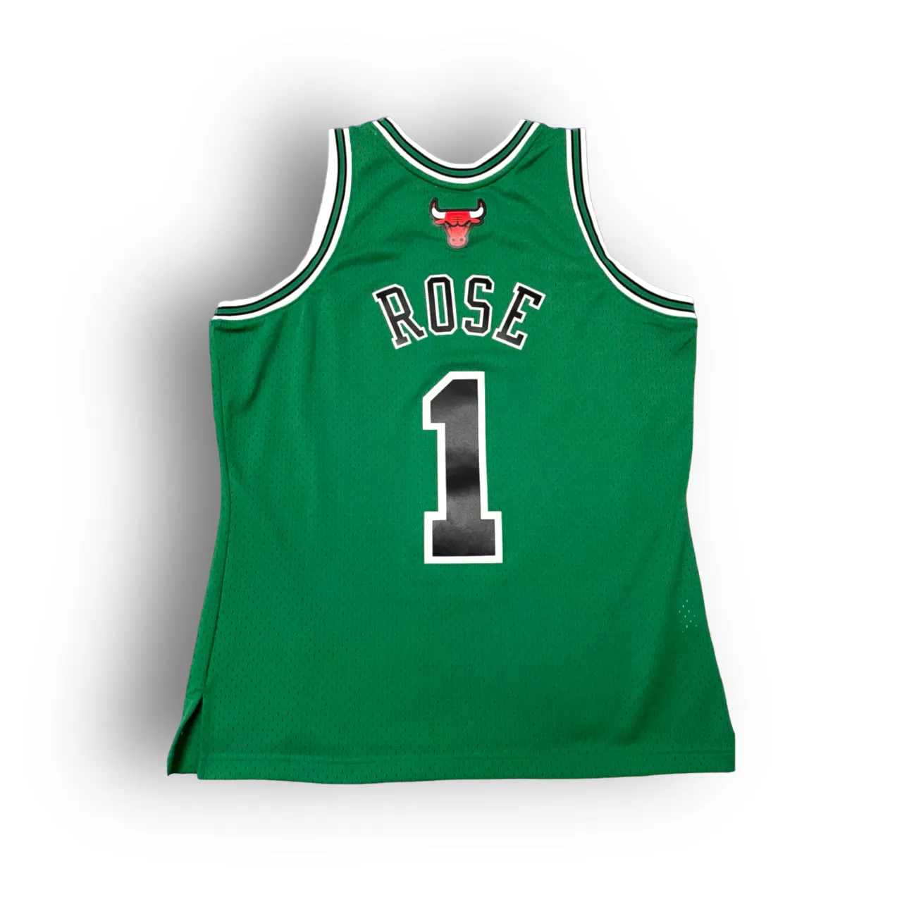 Derrick Rose 2008-2009 Chicago Bulls St. Patrick's Day Edition Mitchell & Ness Swingman Jersey - Green