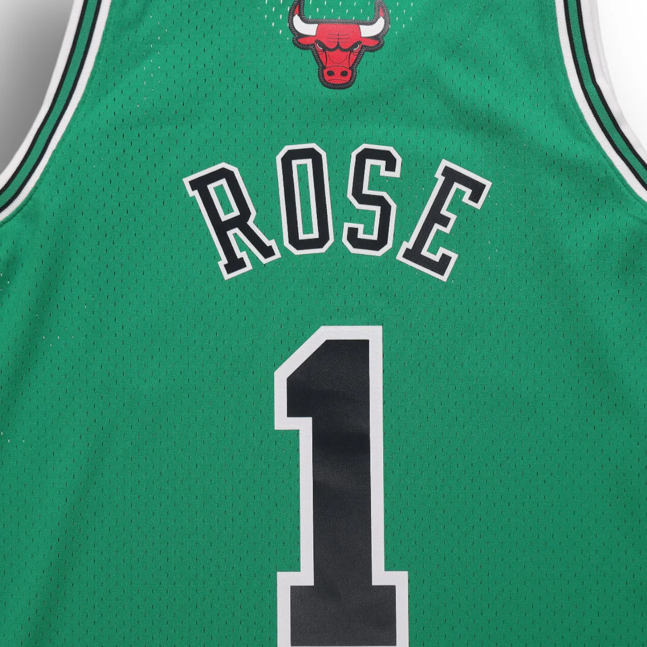 Derrick Rose 2008-2009 Chicago Bulls St. Patrick's Day Edition Mitchell & Ness Swingman Jersey - Green