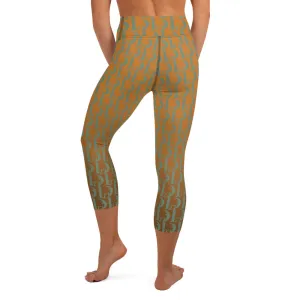 Descendants of the Island Olive Gold Capri Leggings