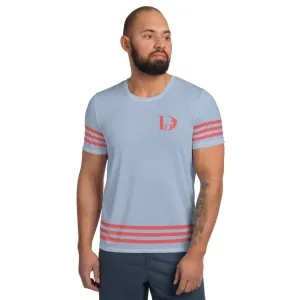 Descendants of the Island Pazblue Coral Men's Athletic T-shirt