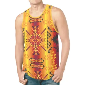 Desert Geo Yellow Red Tank Top