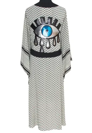 Desert - Tribe Kimono Evil Eye (Black)