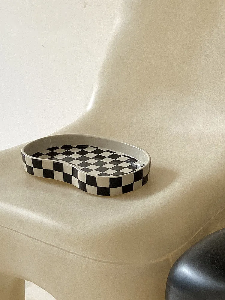 Design Retro Checkerboard Tray Cake Tray