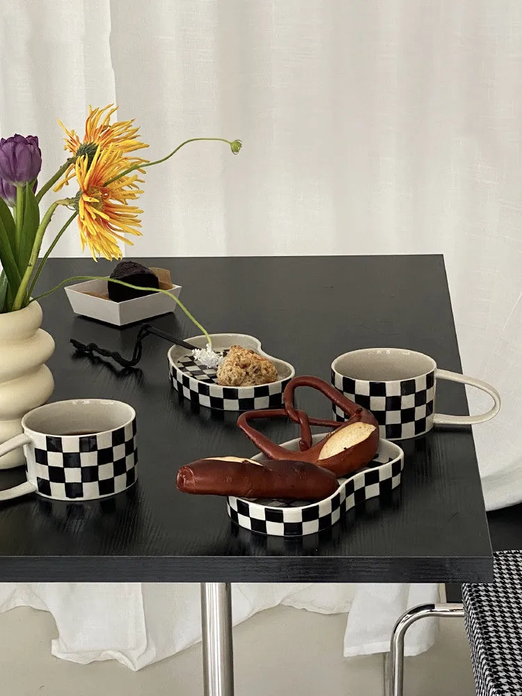 Design Retro Checkerboard Tray Cake Tray