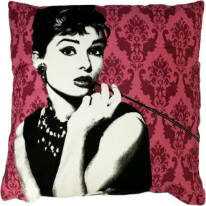 Designer Cushion - Audrey on Pink