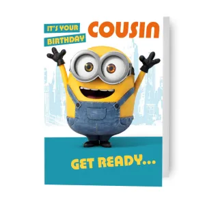 Despicable Me 'Cousin' Birthday Card