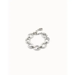 Details White Faceted Crystal Bracelet