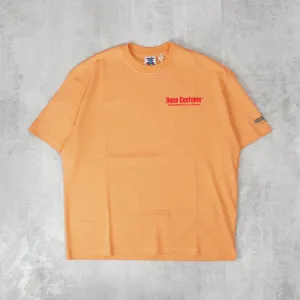 Deus ex Machina Service Manual Tee - Sunkist Orange