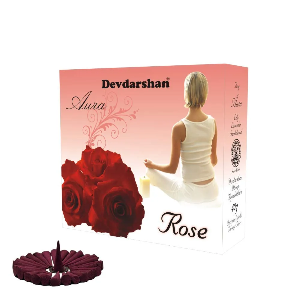 Devdarshan Aura Dry Dhoop Cones Combo Pack of 2 Boxes with 8 Fragrance