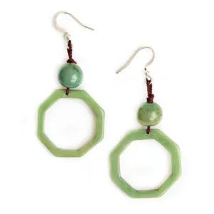 Devi Tagua Nut Earrings