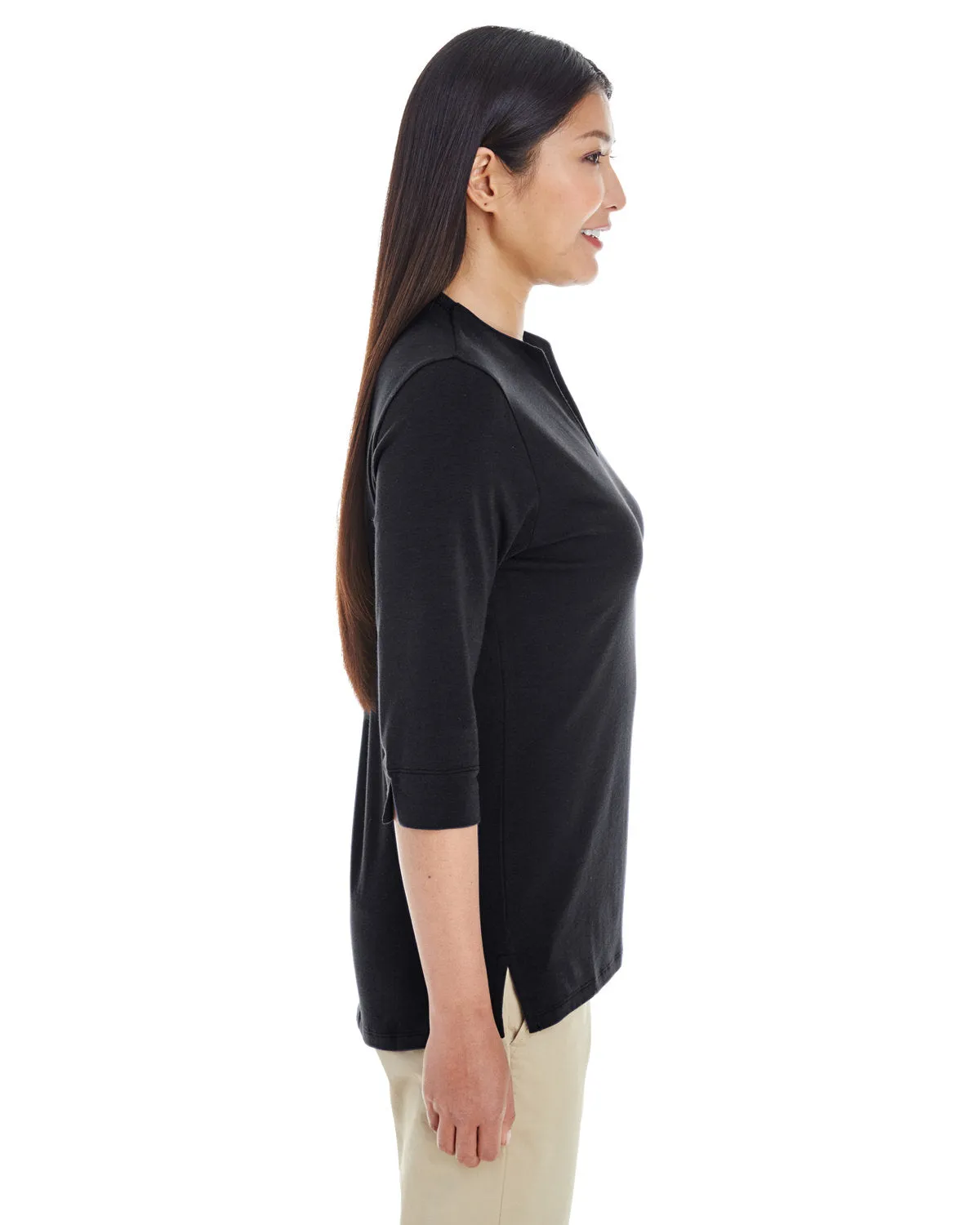 Devon & Jones DP188W Ladies' Perfect Fit Tailored Open Neckline Top