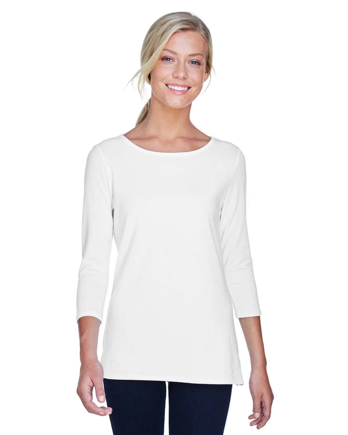 Devon & Jones Ladies' Perfect Fit™ Ballet Bracelet-Length Knit Top