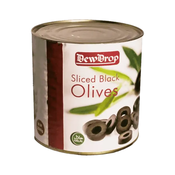 DEW DROP SLICED GREEN OLIVE 2500GM