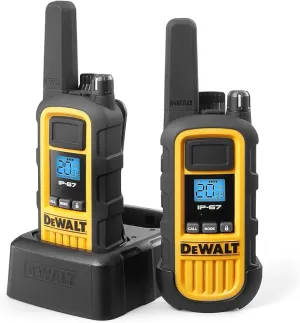 DeWalt DXFRS800 Walkie Talkies - Rugged 2-Way Radios