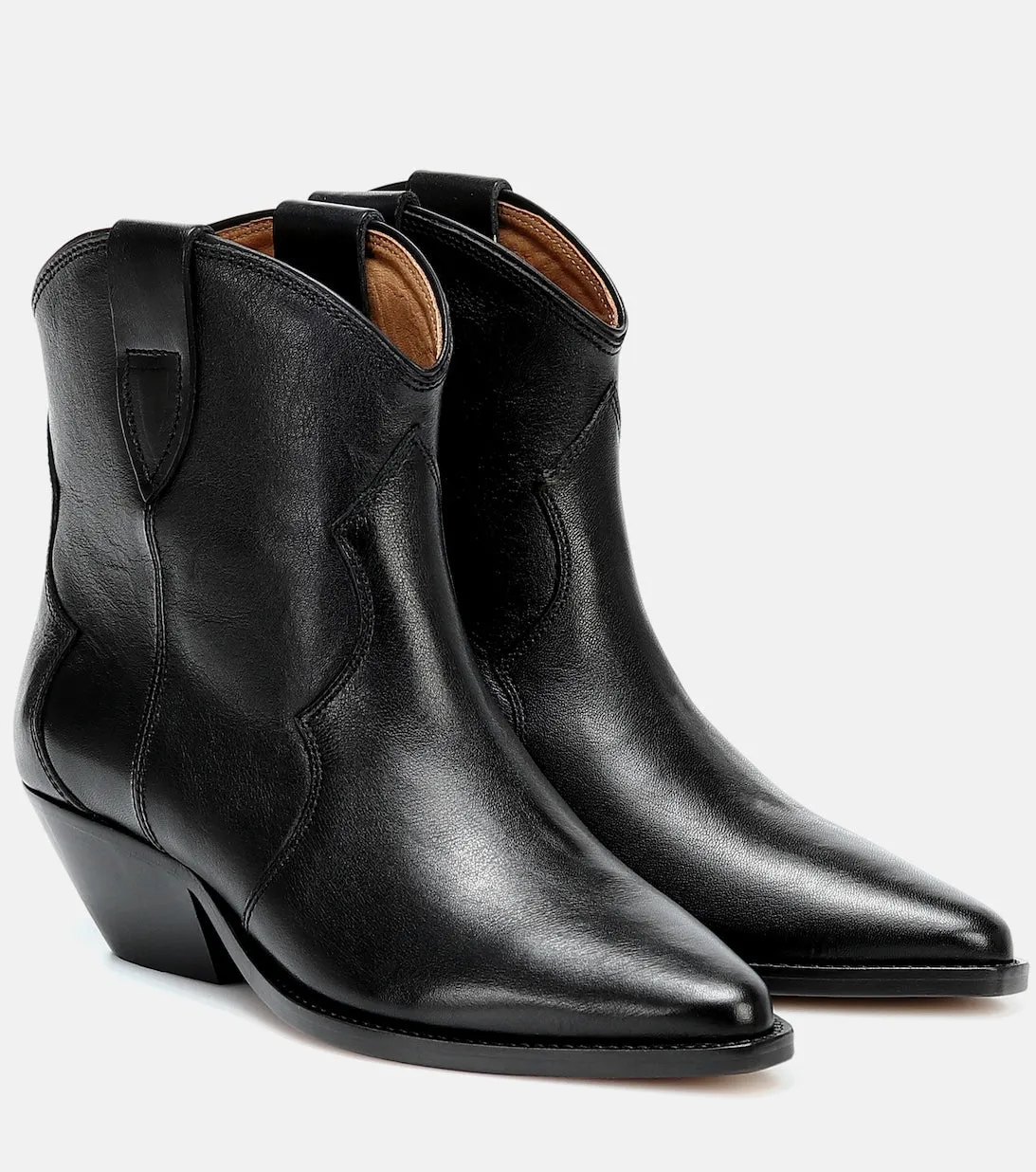 Dewina Isabel Marant leather ankle boots, black