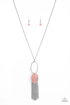 Dewy Desert - Pink Necklace - Paparazzi Accessories