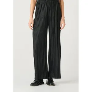 Dex Black Tape Pull On Pleated Pants